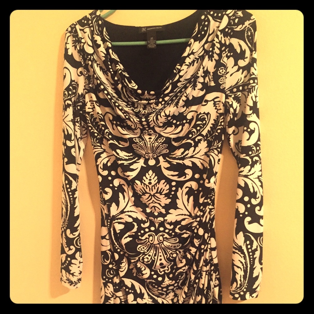 INC ruched dress XS